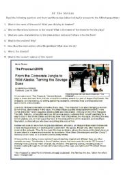 English Worksheet: Movie review the proposal