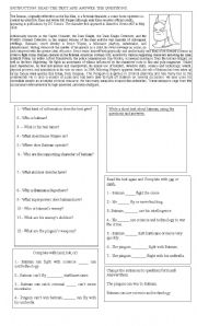 English worksheet: abilities and inabilities