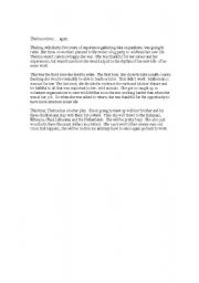English Worksheet: Pronunciation exercise using th sounds