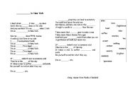 English worksheet: Song Gap Filling