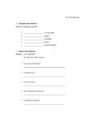 English worksheet: Jobs and professions