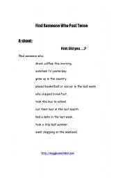 English Worksheet: getting to know each other