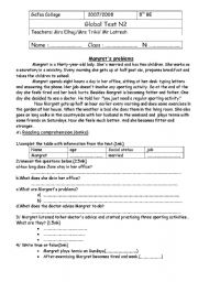 English Worksheet: reading