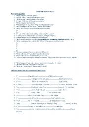 English worksheet: CONDTONALS