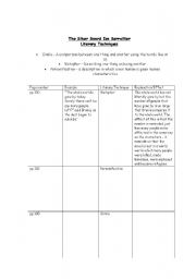 English Worksheet: silver sword