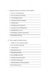 English worksheet: Worksheet