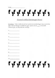 English worksheet: sound recognition find-artic homework