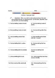 English Worksheet: Back to School