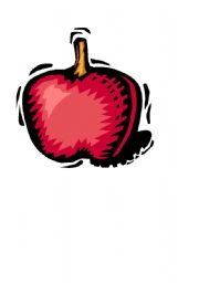 English Worksheet: A is for apple