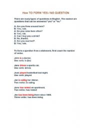 English worksheet: How To Form  