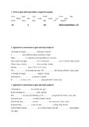 English Worksheet: past simple