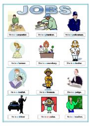 English Worksheet: Jobs 2
