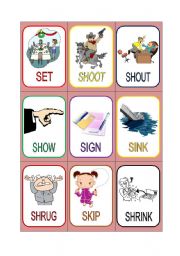 VERB CARDS  19