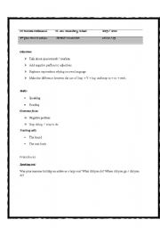 English Worksheet: lesson plan space tourism