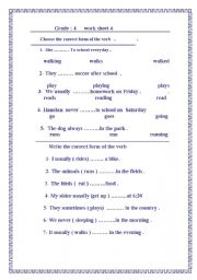 English Worksheet: grammar exercises