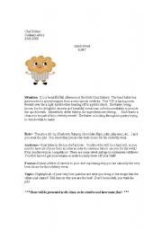 English Worksheet: Muffin RAFT