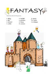 English Worksheet: Fantasy