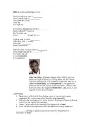 English Worksheet: Smile
