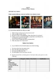 English Worksheet: Crash by Paul Haggis