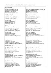 English worksheet: Music You have got friend