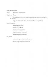 English Worksheet: Guess Who (Korean)