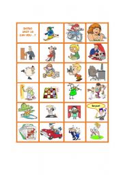 English Worksheet: GAME - CAN ABILITY