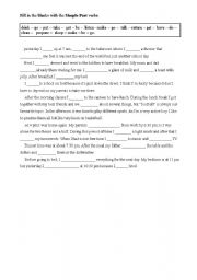 English Worksheet: Simple Past