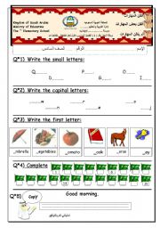 English worksheet: work sheet 