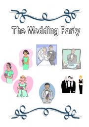 English worksheet: The Wedding Party