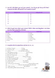 English worksheet: 2nd part of the worksheet on FAMILY RELATIONSHIPS