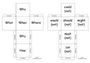 English worksheet: Modal Dice