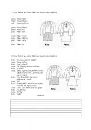 colour the school uniform