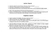 English worksheet: OPAC book search