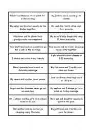 English worksheet: Simple Present exercise