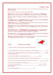 English Worksheet: Phrasal Verbs - Dating