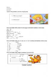 English worksheet: quiz