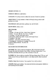 English Worksheet: the garbage diet