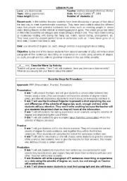 English Worksheet: lesson plan so such enough and too 