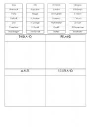 English worksheet: BRITISH CULTURE SYMBOLS