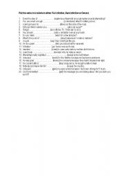 English worksheet: gerunds - infinitives