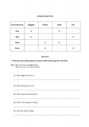 English worksheet: This, That / These / Those