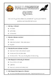 Halloween Quiz