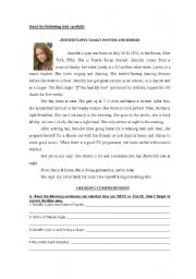 English Worksheet: Test on famous peoples daily routine