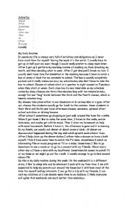 English Worksheet: Adverbs