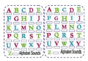 English Worksheet: Alphabet sounds practise