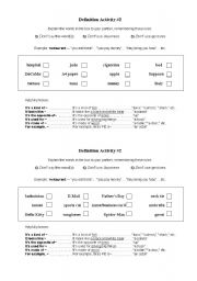 English Worksheet: Paraphrasing Activity 2