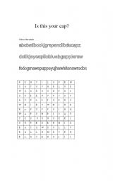 English Worksheet: Is this your cap?