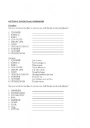 English Worksheet: icebreakers