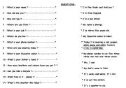English worksheet: ESSENTIAL QUESTIONS