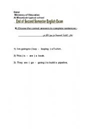 English Worksheet: choose